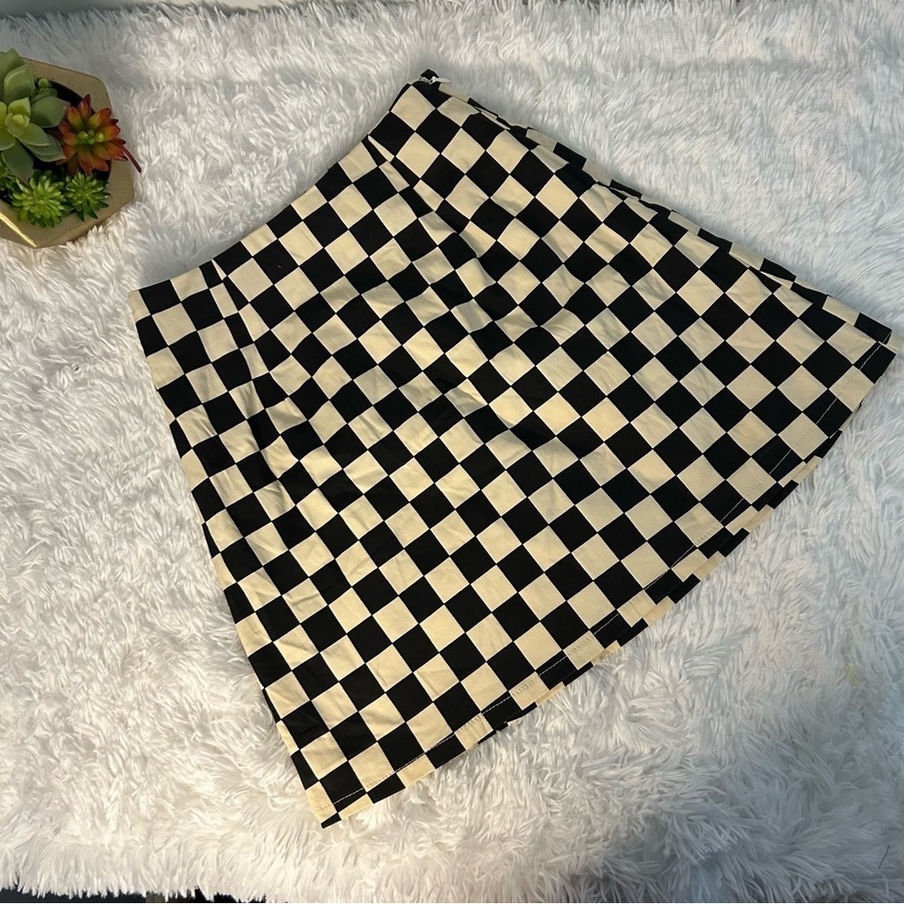 Princess moly checkered skirt
